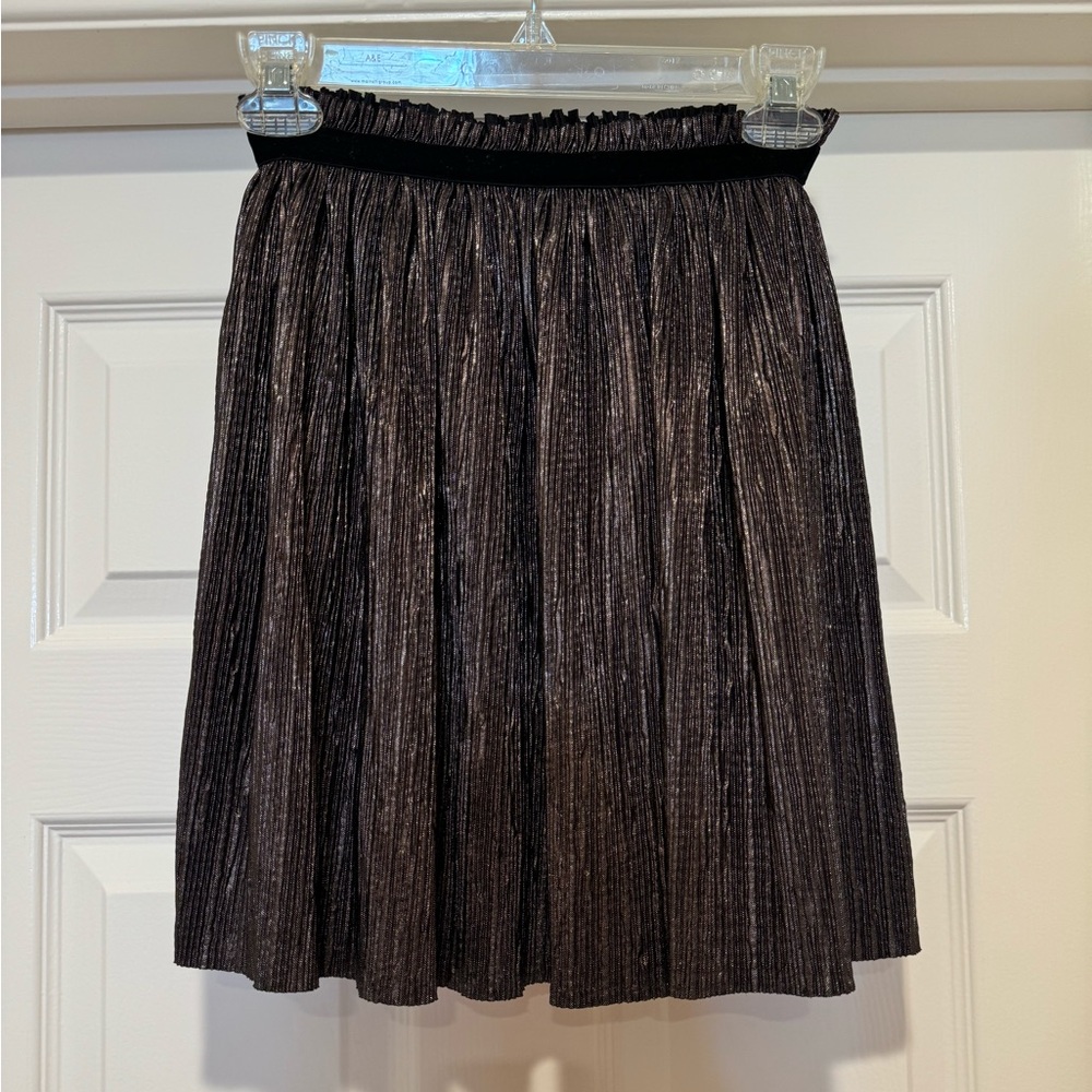 ZARA Kids Dressy Shimmery Skirt Size 13-14 Elastic Waist